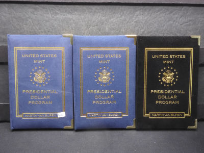 PRESIDENTIAL DOLLAR SET MARTIN V BUREN P & D ANACS MS67 - S PROOF 69 DCAM