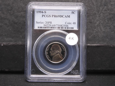 1994-S PCGS PR 69 Deep Cameo - Jefferson Nickel