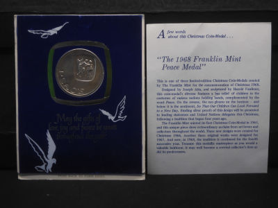 1968 Peace Medal B/Unc.