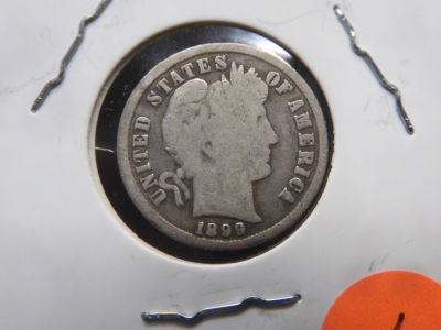 1899 Barber Dime