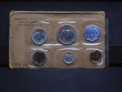 1960 (Sm. Date) Proof Set - includes Three 90% Silver coins