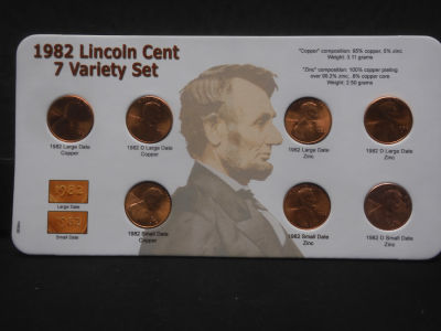1982 Lincoln Cent Set