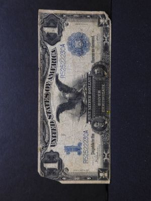 1899 Black Eagle One Dollar Silver Certificate Condition: You will receive a Tracking Number 