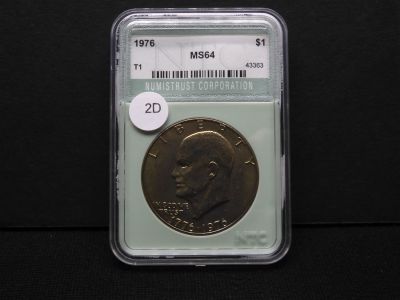 1976 Eisenhower Dollar NTC MS 64. 1976 Eisenhower Dollar NTC MS 64 Condition: You will receive 