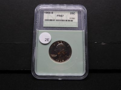 1969-S Washington Quarter NTC PR67. 1969-S Washington Quarter NTC PR67 Condition: You will 