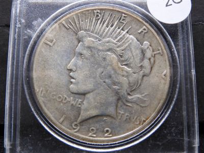 1922-S Peace Dollar Condition: You will receive a Tracking Number from STAMPS.COM once we print 