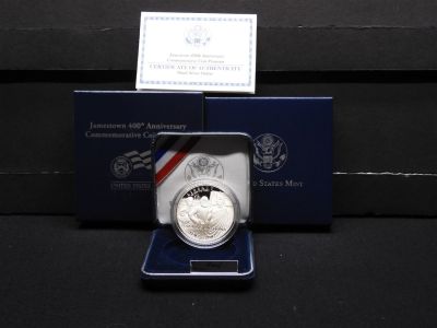 2007-P Jamestown 400th Anniversary Proof Silver Dollar Condition: You will receive a Tracking 