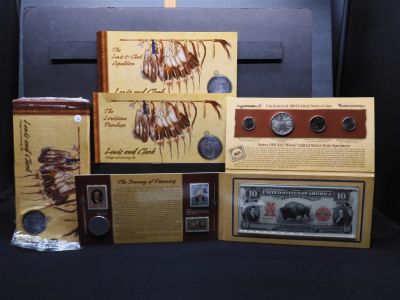 2004-D Lewis & Clark Coinage & Currency Set. 2004-D Lewis &amp; Clark Coinage &amp; Currency Set 