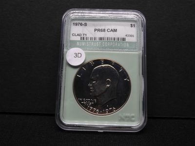 1976-S Eisenhower Dollar NTC PR68 CAM. 1976-S Eisenhower Dollar NTC PR68 CAM Condition: You 