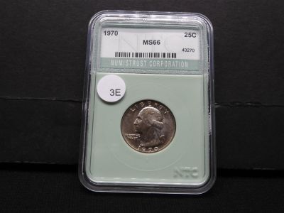 1970 Washington Quarter NTC MS66. 1970 Washington Quarter NTC MS66 Condition: You will receive 