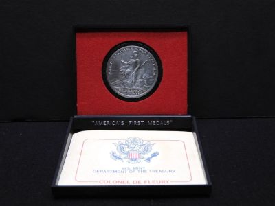 America's First Medals Colonel De Fleury. America's First Medals Colonel De Fleury Condition: 