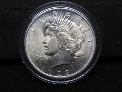 1923 Peace Dollar Uncirculated Condition: You will receive a Tracking Number from STAMPS.COM 