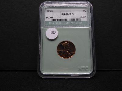 1964 Lincoln Memorial Cent NTC PR69 RD. 1964 Lincoln Memorial Cent NTC PR69 RD Condition: You 