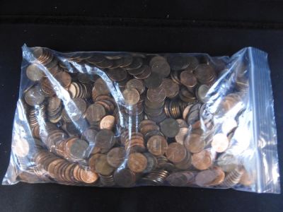 Five Pounds of Unsearched Lincoln Memorial Cents