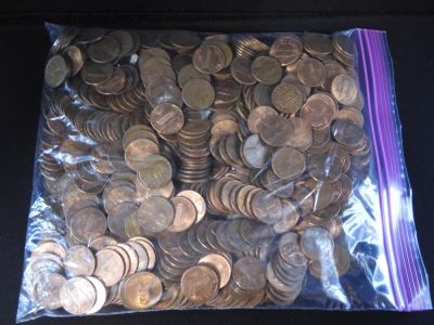 5 Pound Bag of Lincoln Memorial Cents