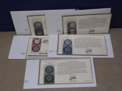 5 - US Mint Official American Presidency $1 coin Cover Series Presidential Dollars by the US 