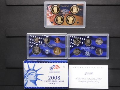2008-S United States Proof Set, w/State Quarters &amp; Presidential Set