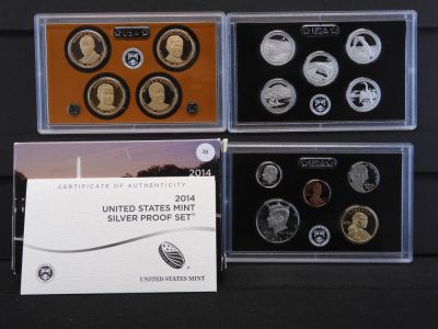 2014 -S US Mint Silver Proof Set