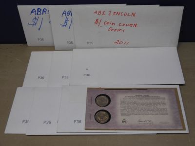 9 - US Mint Official American Presidency $1 coin Cover Series Presidential Dollars by the US 