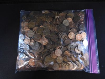 5 Pound Bag of Lincoln Memorial Cents