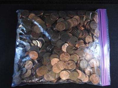 5 Pound Bag of Lincoln Memorial Cents