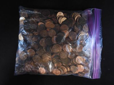 5 Pound Bag of Lincoln Memorial Cents