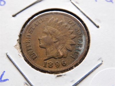 1896 Indian Cent - High Grade/Full Liberty Condition: You will receive a Tracking Number from 