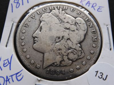 1894O Morgan Dollar - 90% Silver - Rare Key Date Coin Condition: You will receive a Tracking 