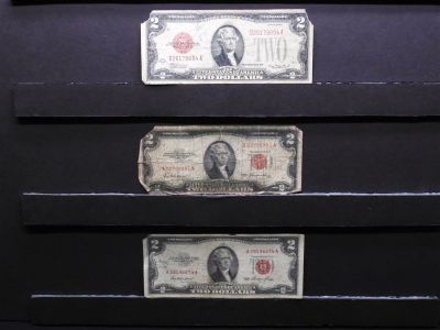 1928D/1953 $2 United States Notes - Well Circulated Condition: You will receive a Tracking 