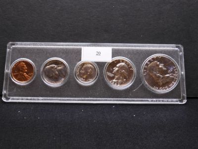 1963-P Proof Set w/ Franklin Silver Half Dollar - Beautiful!. 1963-P Proof Set w/ Franklin 