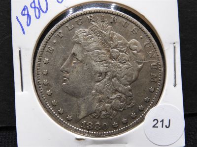 1880O Morgan Dollar - 90% Silver Condition: You will receive a Tracking Number from STAMPS.COM 
