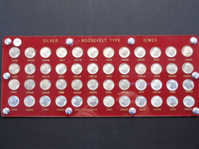 Complete Set of 48 Silver Roosevelt Dimes (1946-1964) Condition YES WE SHIP ALL COINS. Pricing 