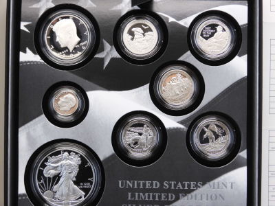 2016-S Ltd Ed Silver Proof with 2016-W ASE - 8-Coin Set Condition YES WE SHIP ALL COINS. 