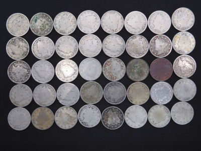 40 Assorted Liberty V Nickels Condition YES WE SHIP ALL COINS. Pricing depends on destination 