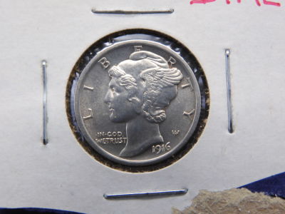 1916 Silver Mercury Dime Condition YES WE SHIP ALL COINS. Pricing depends on destination, we 