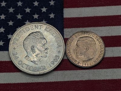 1902 British Straits Settlements 10 Silver Cents & 1972-G West Germany 10 Silver Marks. 1902