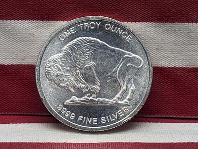 1 Oz. .9999 FINE SILVER Indian Head Buffalo Nickel Designed Coin Condition IMPORTANT NOTICE