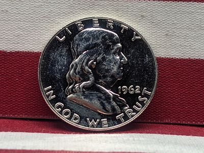 1962 PROOF Franklin Silver Half Dollar Condition IMPORTANT NOTICE REGARDING COIN GRADES &