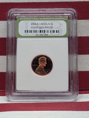 2004-S Lincoln Memorial Cent - Slabbed INB. GEM PROOF DCAM Condition IMPORTANT NOTICE REGARDING