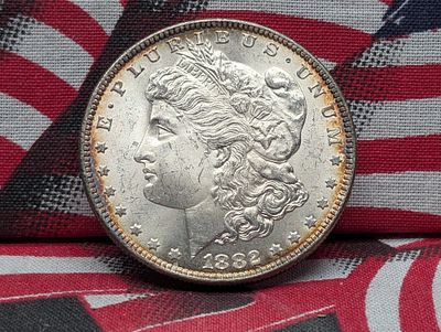 1882 Morgan Silver Dollar Condition PLEASE NOTE Some coins may have a grade on the package or 
