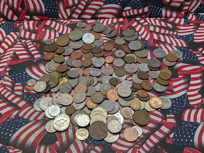 Bag of 2.0 Lbs. of Various Vintage & Modern World Coins. Bag of 2.0 Lbs. of Various Vintage 