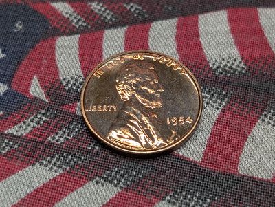 1954 PROOF Lincoln Wheat Cent Condition PLEASE NOTE Some coins may have a grade on the package 