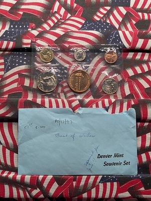 1997 Denver Mint Souvenir Set Condition PLEASE NOTE Some coins may have a grade on the package 