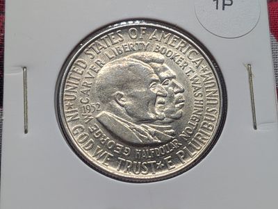 1952 Washington Carver Commemorative Half Dollar, 90% Silver Condition PLEASE NOTE Some coins 