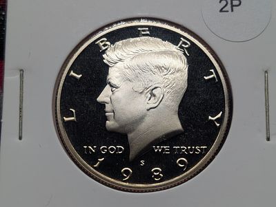 1989-S Proof Kennedy Half Dollar Condition PLEASE NOTE Some coins may have a grade on the 