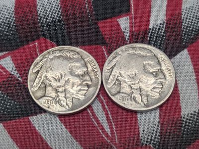 1930-P & 1930-S Buffalo Nickels. 1930-P &amp; 1930-S Buffalo Nickels Condition PLEASE NOTE Some 