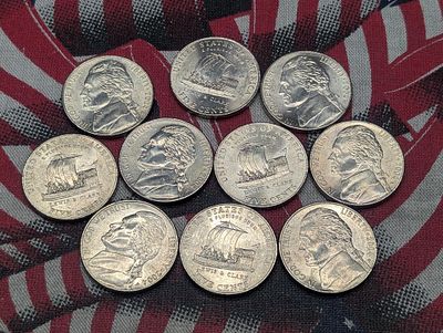 (10) 2004-P Jefferson Nickels, Lewis & Clark. (10) 2004-P Jefferson Nickels, Lewis &amp; 
