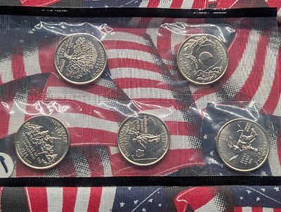 1999-D U.S. State Quarters 5 Coin Set, First Year for State Quarters. Condition PLEASE NOTE 