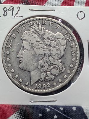 1892 O Morgan Dollar, 90% Silver Condition PLEASE NOTE Some coins may have a grade on the 