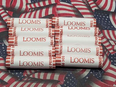 Ten Rolls of 2025 BU Lincoln Shield Cents - 500 Coins Total Condition PLEASE NOTE Some coins 